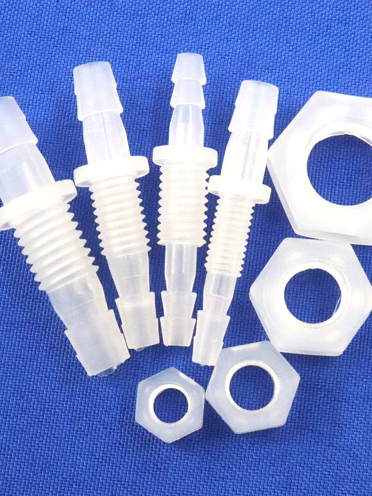 5 ~ 200 sztuk M6 ~ M10 PP złącza rurowe akcesoria do akwarium Adapter do akwarium złącza kolczaste złączka grodziowa pompa powietrza złącze węża — zdjęcie 2