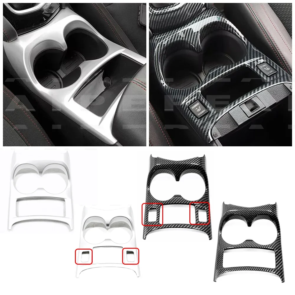 For Nissan Qashqai J11 2014 -2020 Car Center Console Gear Shift Box Panel Water Cup Holder Frame Cover Trim Sticker Anti Scratch