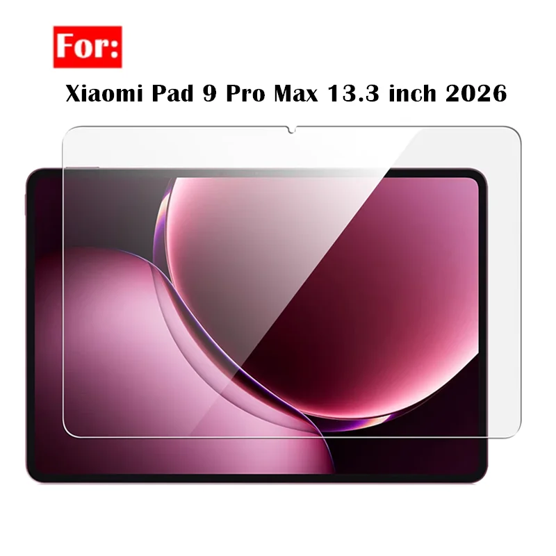 2Pcs Tempered Glass Film For Xiaomi Pad 9 Pro Max 13.3 inch 2026 9H HD Anti Scratch Screen Protector Tablet film Accessories