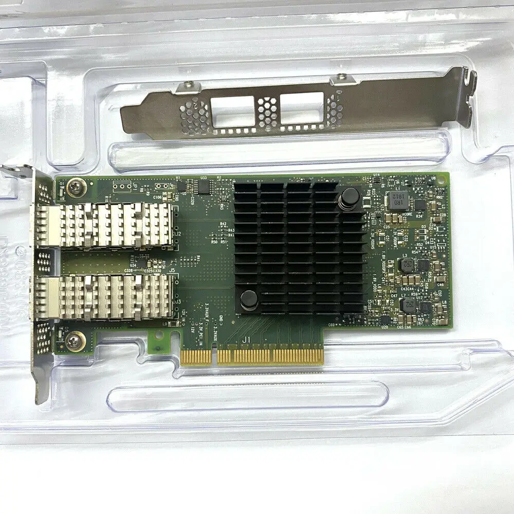 Mellanox CX4121A MCX4121A-ACAT ConnectX-4 25กิกะบิตอีเธอร์เน็ตการ์ด PCI-E 3.0