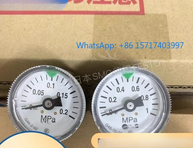 

2pcs Pointer pressure gauge G46-2-02 G46-10-02