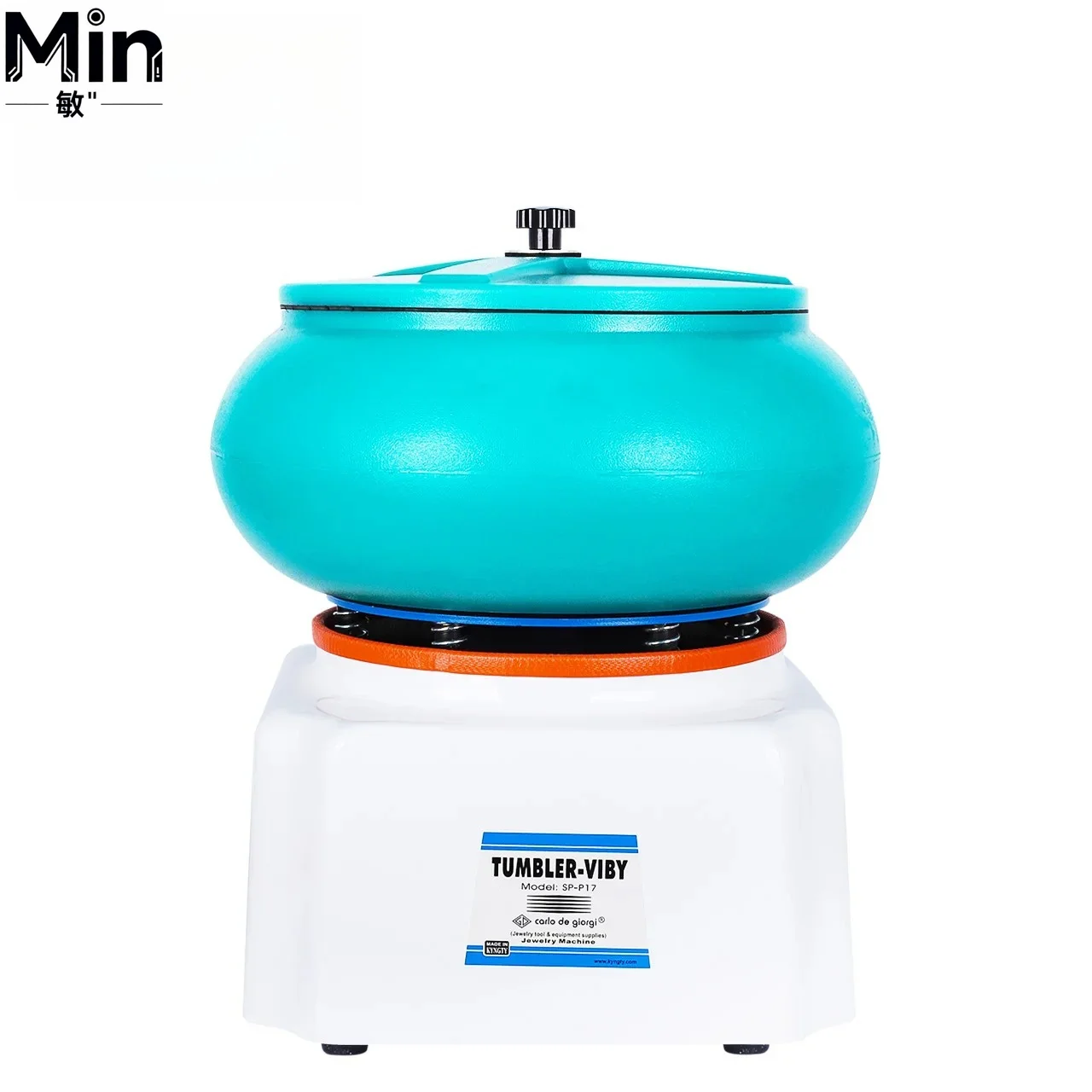 12L 250W Vibratory Tumbler Polisher TOOLTOS Jewelry Cleaning & Finishing Machine for Gold Silver DIY Craft
