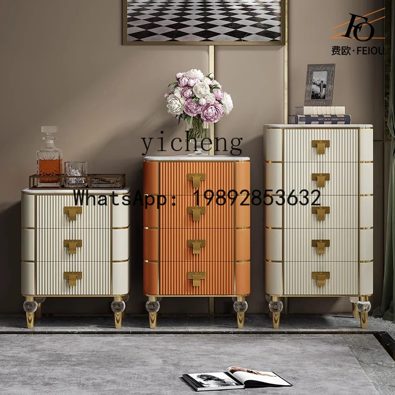 ABC  chest of drawers four or six storage  cabinets Italian postmodern high-end marble storage cabinet