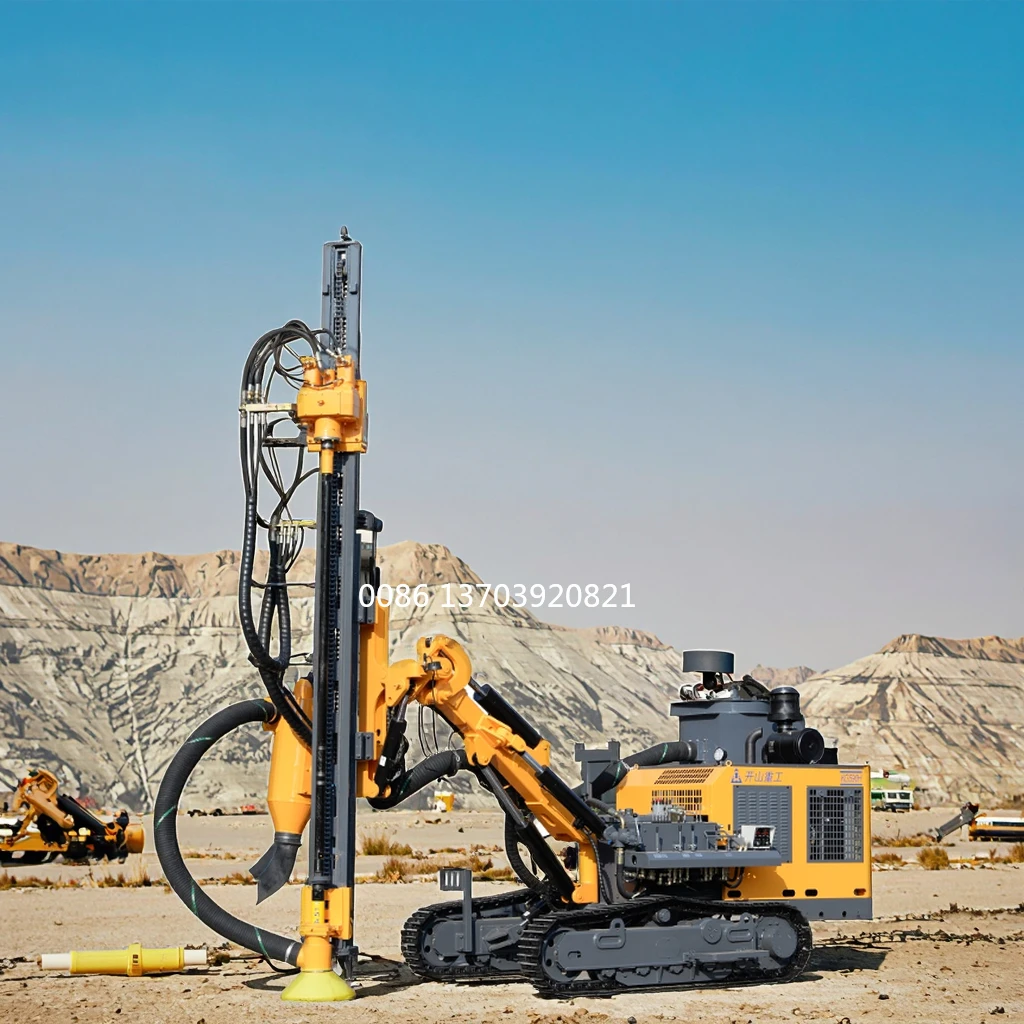 Rock Blasting Explosion DTH Hammer Crawler Mine Drilling Rig – Real-World Performance in Hard Rock Mining Operations