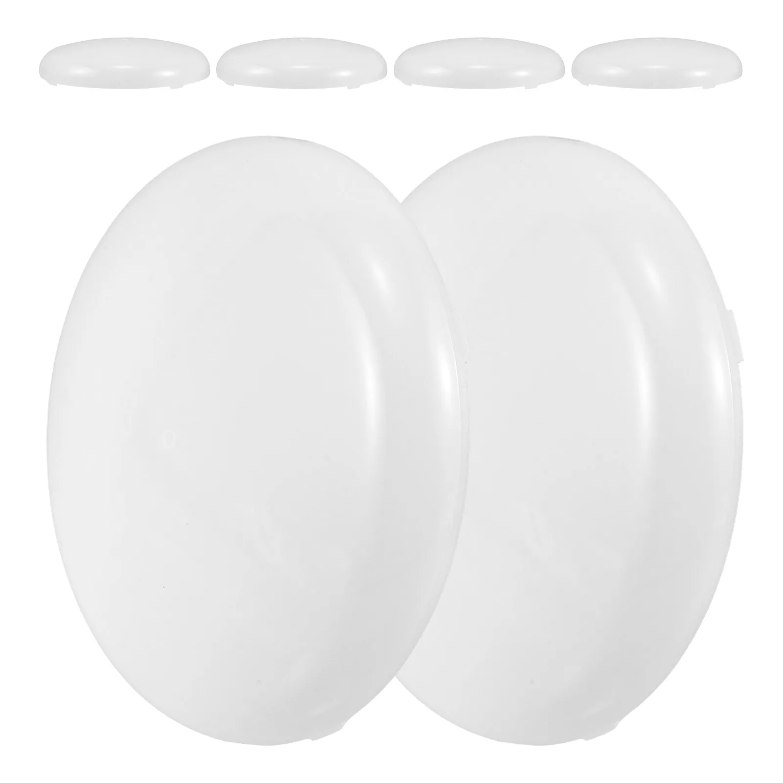 

6pcs Lampshade Diffuser Milky White Thick Round Diffuser Sheet For Drum Lampshades Pendants Diy Lights Shield Easy Install
