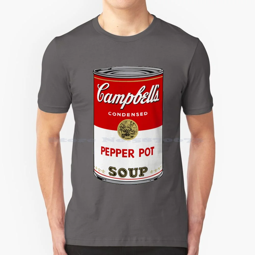 Campbell’s Soup 2021 T Shirt 100% Cotton Tee Artist Cool 2021 Legend Soup Trend