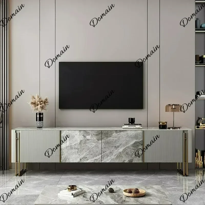 XX Modern Minimalist Living Room And Bedroom Platform Coffee Table Sets With Storage Cabinets Customizable Luxury TV Cabinets