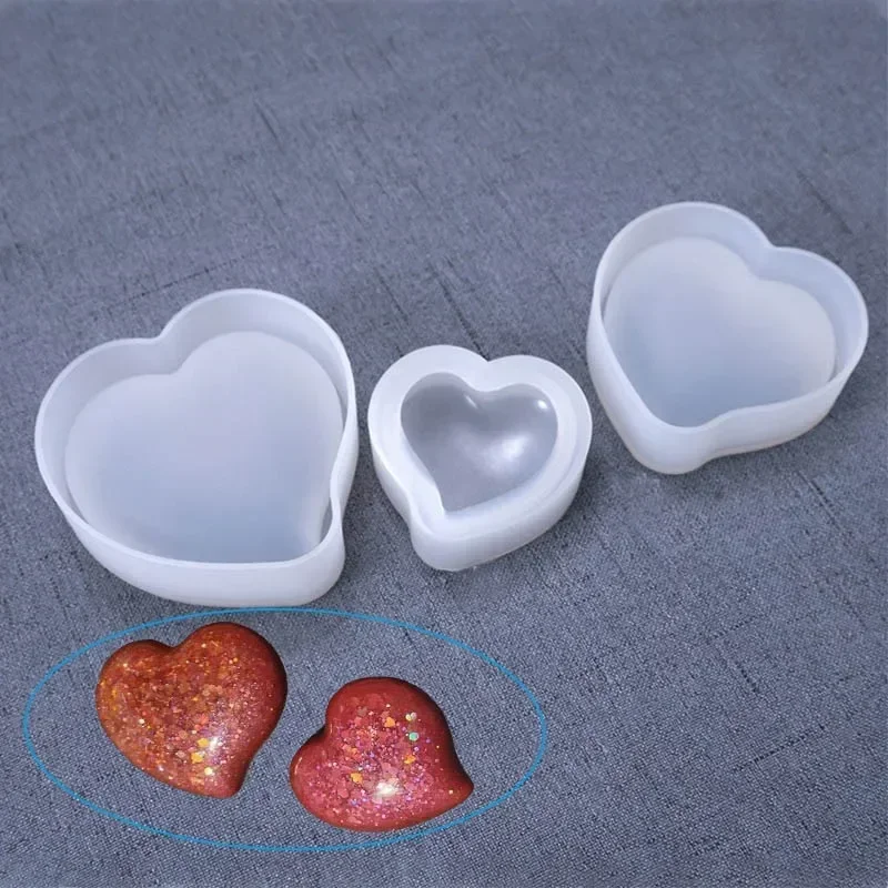 1pc Heart Shape Silicone Mold