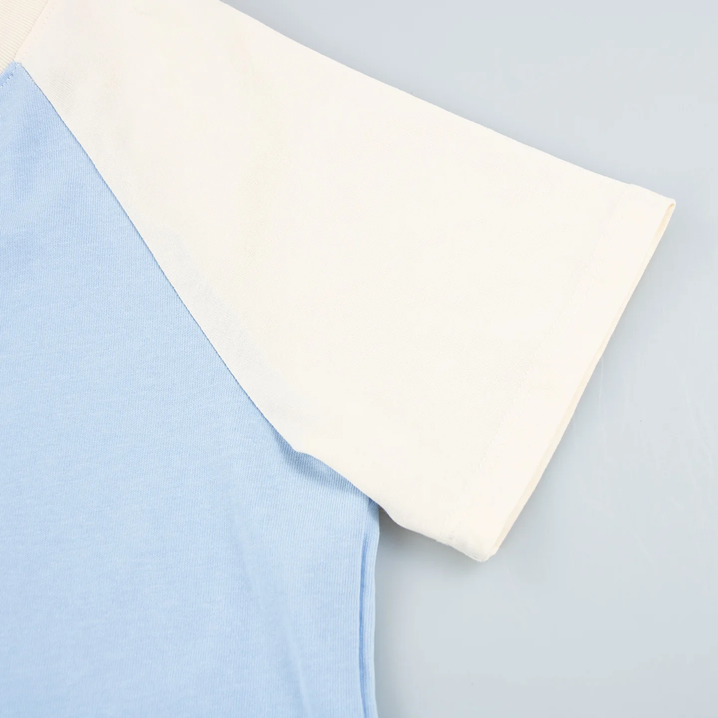 CH Jungen Raglan T-Shirt Kurzarm Buchstabendruck Farbblock Rundhals Lässiges Sommer-T-Shirt Kinder Oberteile – Detail 3