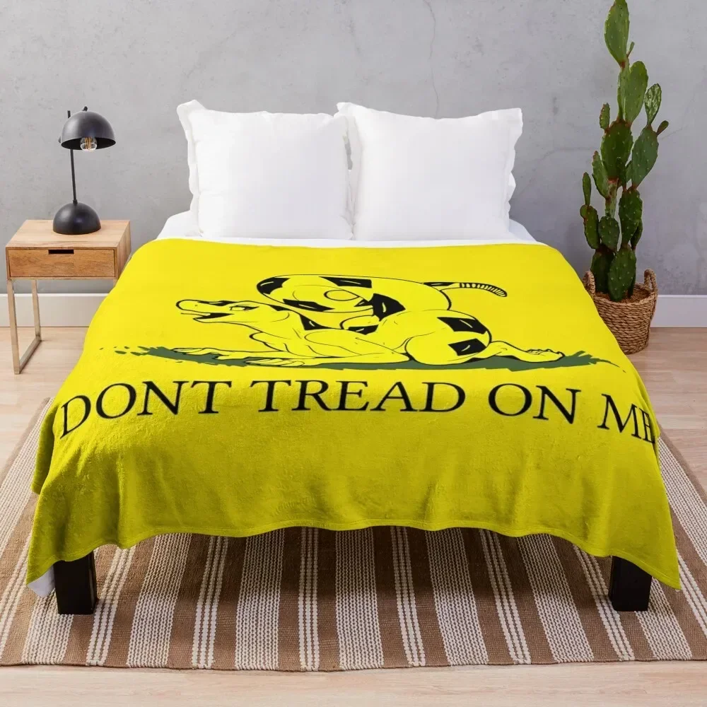 

Gadsden Snake Throw Blanket Cozy Warm Blanket for Bed Room Decor