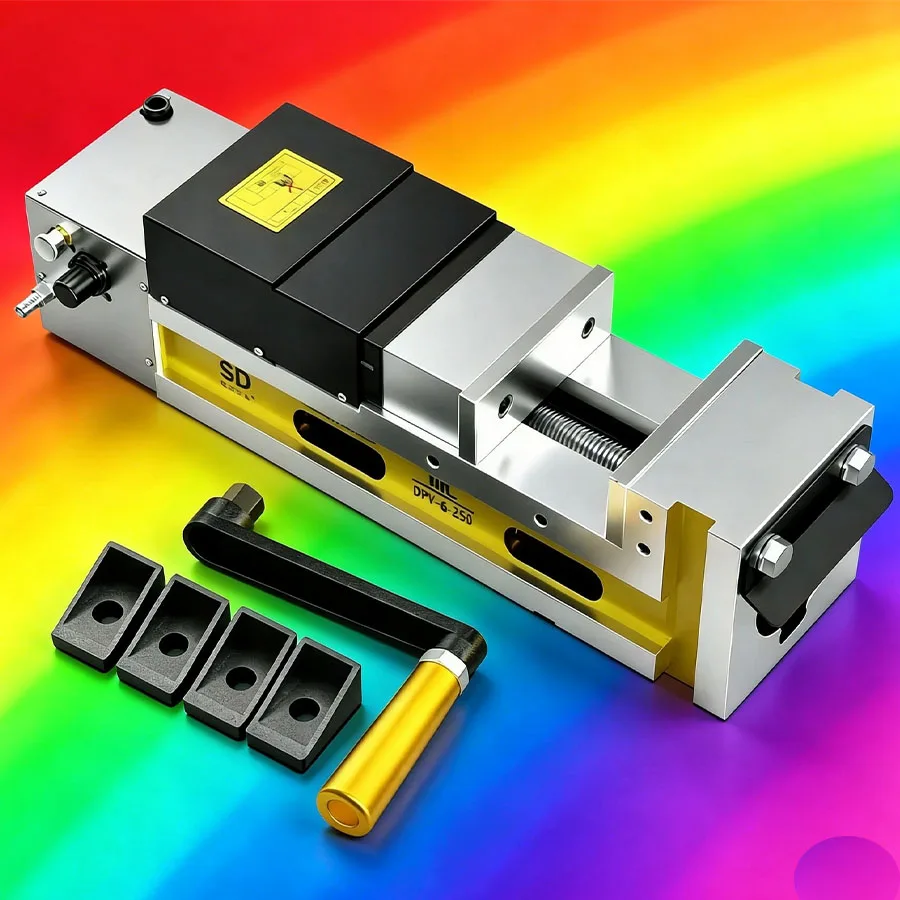 High Rigidity MC Pneumatic Hydraulic Power Vise 5