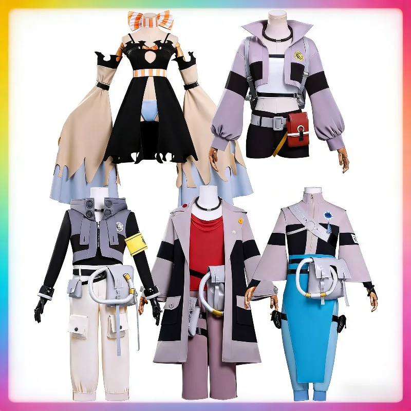 

GACHIAKUTA Zanka/Engin/Riyou/Rudo Cosplay Costume Full Set Role Playing Uniform Props Halloween Party Clothes Comic Con Outfits