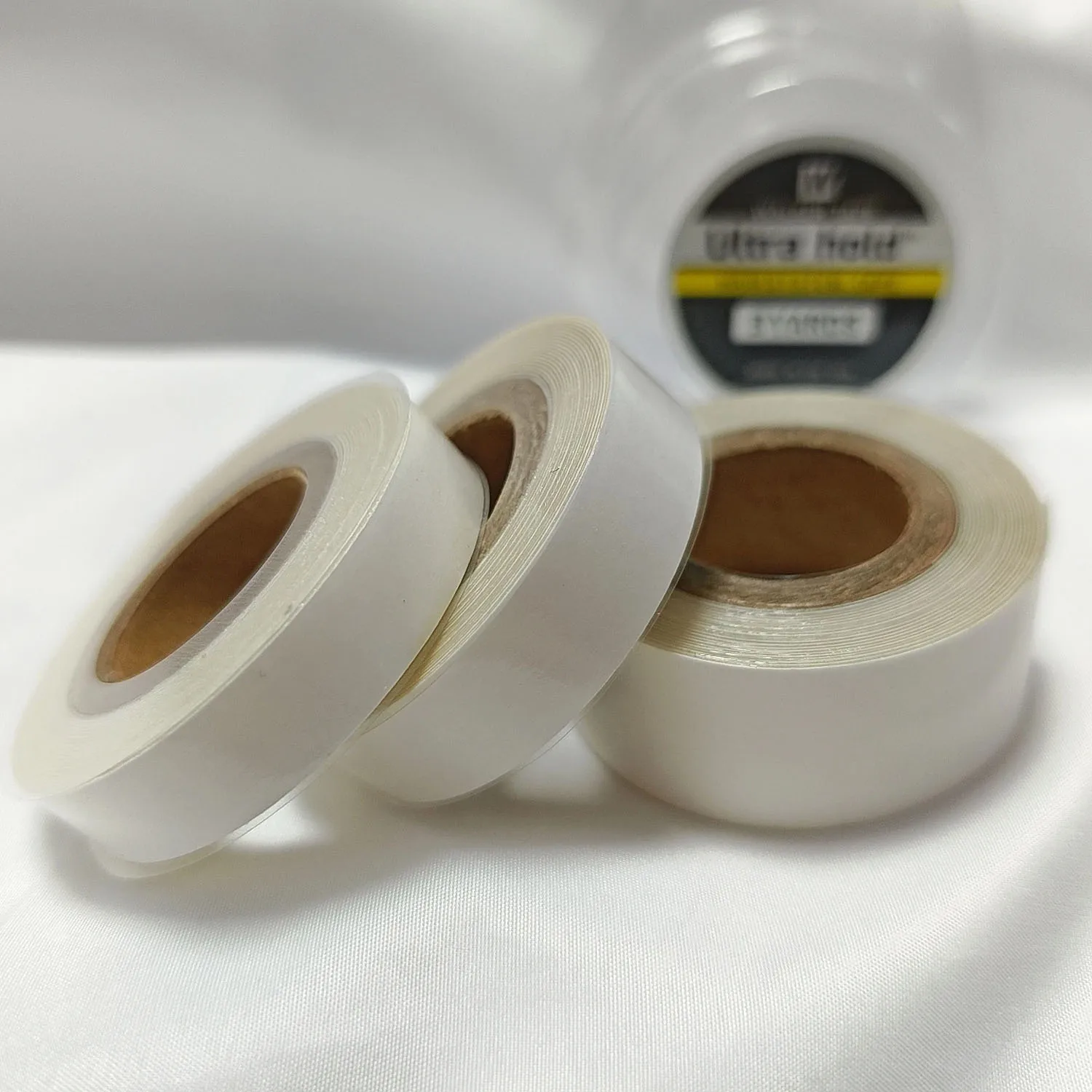 3Yards 0.8/1/1.2/2cm Hair System Tape Double Side Walker Tape White Lace Front Wig Tape For ToupeeSweatproof Ultra Hold Wig Tape