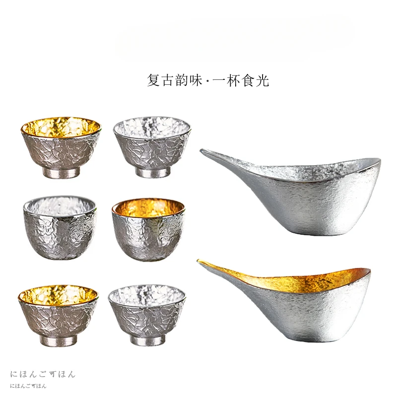 

glass sake glass set