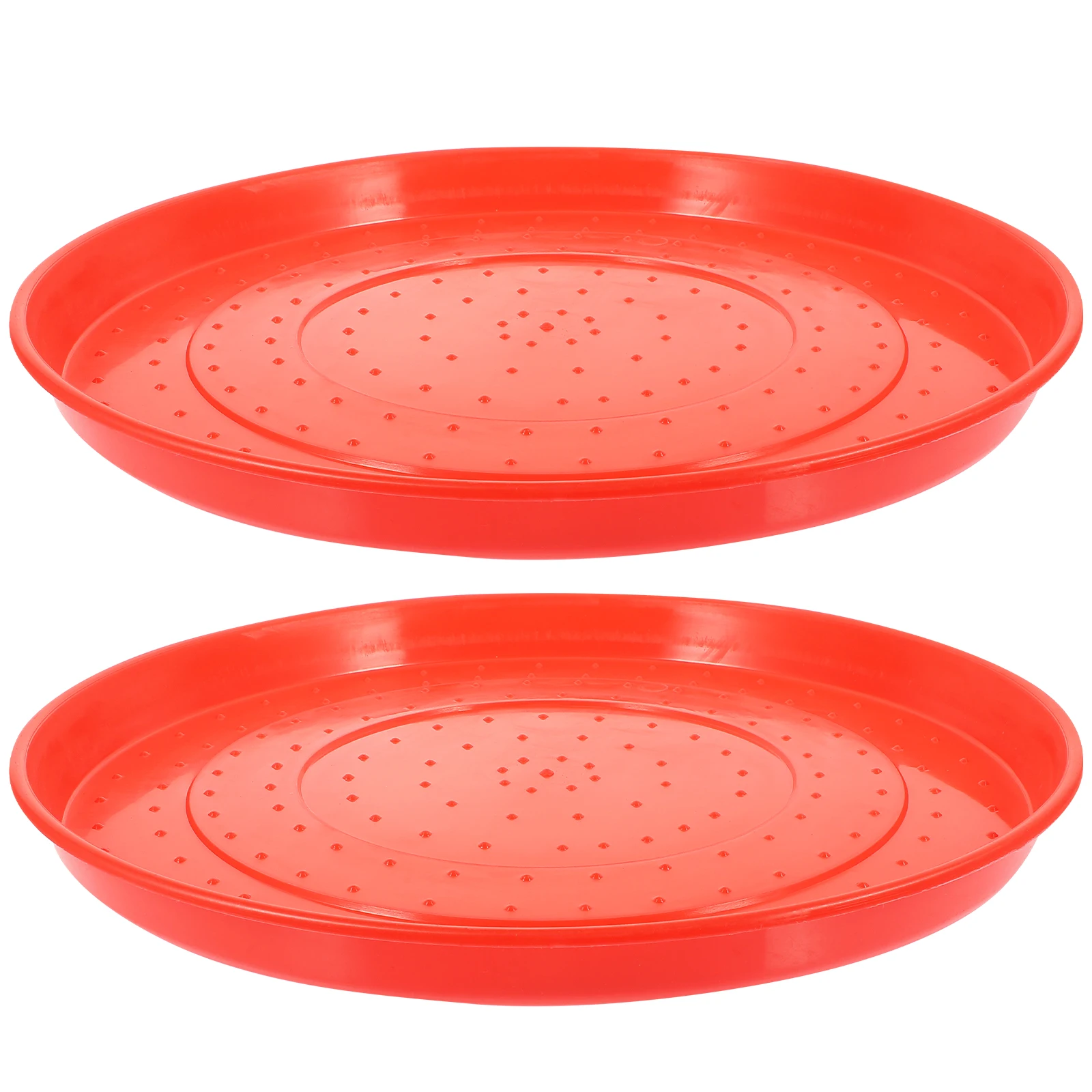 

2 Pcs Chicken Feeder Tray 310x25mm Durable Safe Materials Anti Slip Bottom Easy to Carry Poultry Accessories Fodder Container