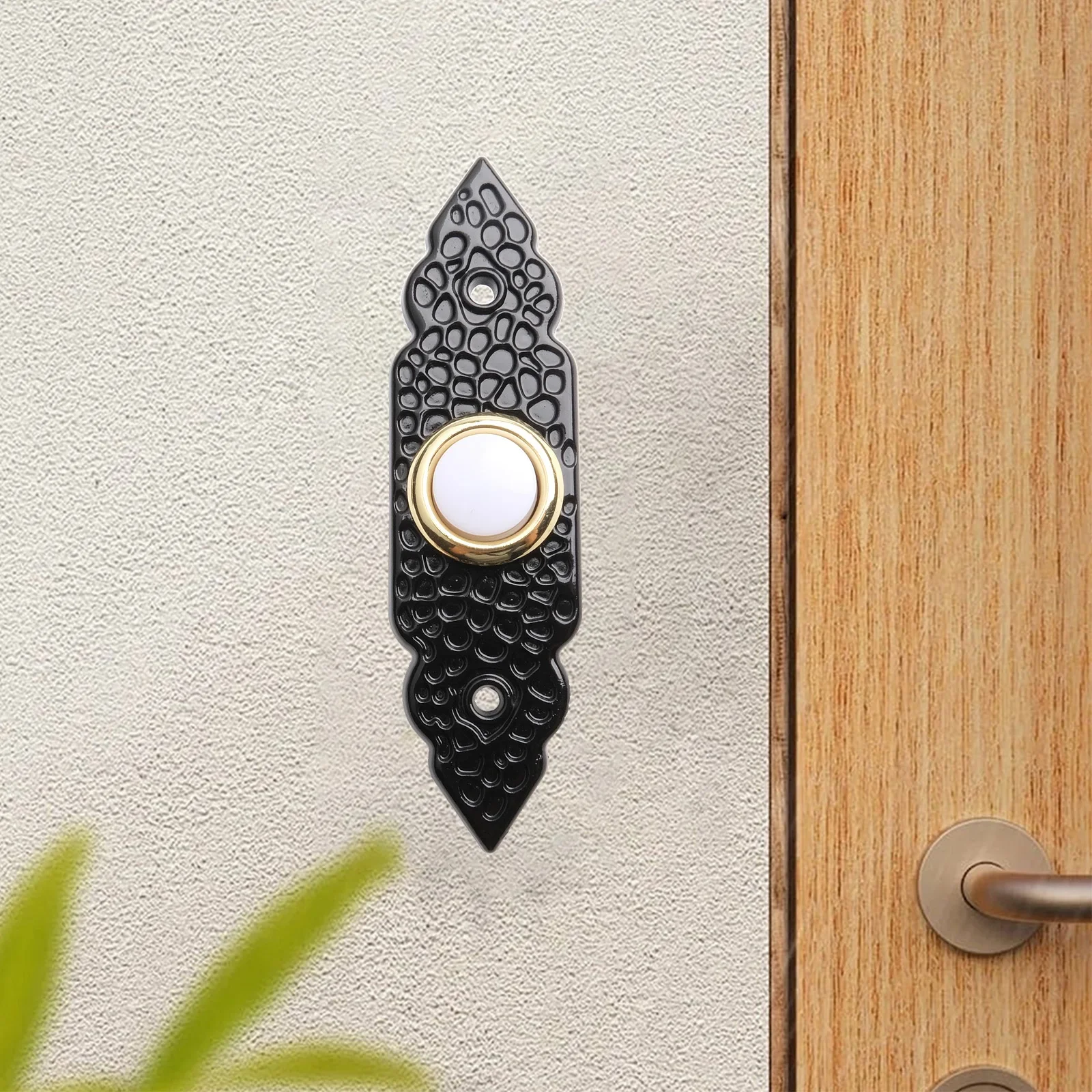 For Front Doors Door Bell Buttons LED Doorbell Button Low-Light Conditions Built-in LED Light Sleek And Stylish Design