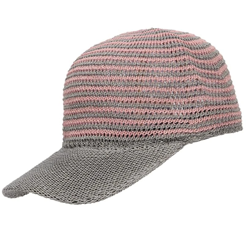 Delicate Peaked Cap for Sun Hat Baseball Cap Striped Sports Caps for Family Memb