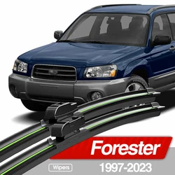 For Subaru Forester SF SG SH SJ SJ SK 1997-2023 Front Windshield Wiper Blades 2pcs Windscreen Window Accessories 2008 2012 2018