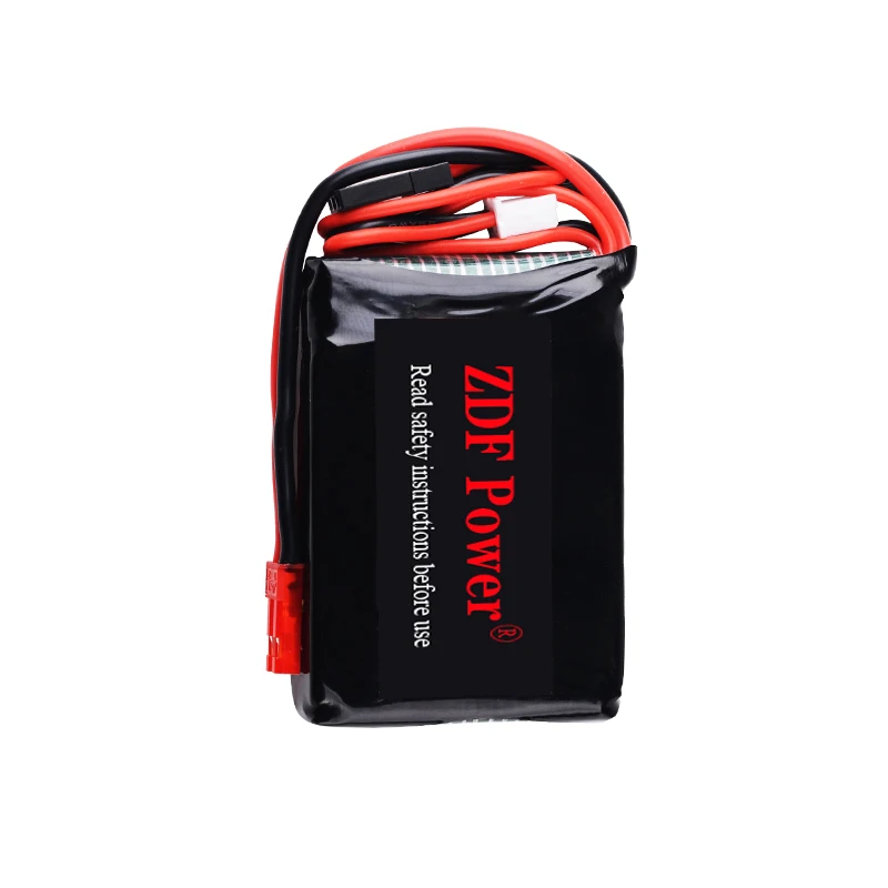 ZDF 1500mAh 6.6V 2S 2S1P LiFe Battery Pack with BBL1 Futaba 3P Plug for 14SG 4PLS T8J Remote Control