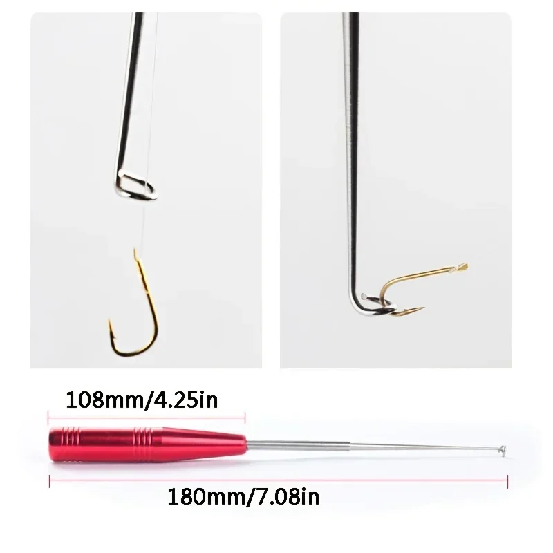 1Pcs 17.5cm Effortlessly Remove Fish Hooks Stainless Steel Quick Remover Magnet - Perfect for Fishing Enthusiasts Fishing Tools