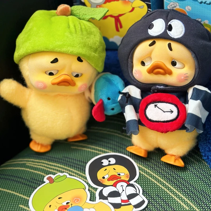 MINISO Upsetduck ولد Thls Way Duck سلسلة أفخم صندوق أعمى لعبة مضحك الحلي الزخرفية لعبة أطفال نموذج هدية عيد الميلاد