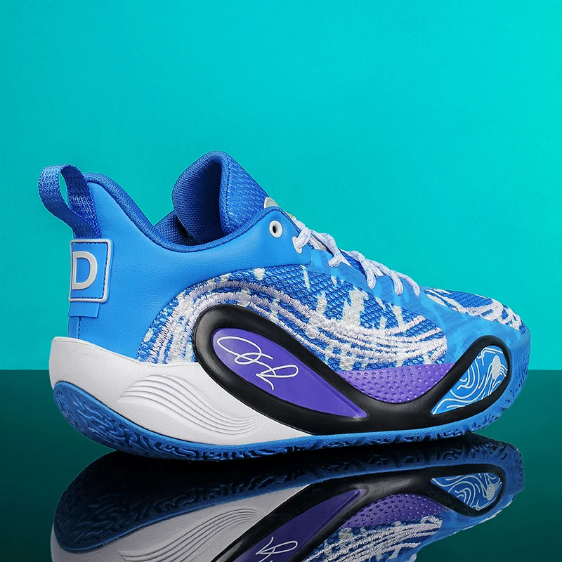 高品質男性バスケットボールシューズ女性ブランドデザインバスケットボールスニーカー男性屋外ゴム滑り止めスポーツトレーニングシューズ男性