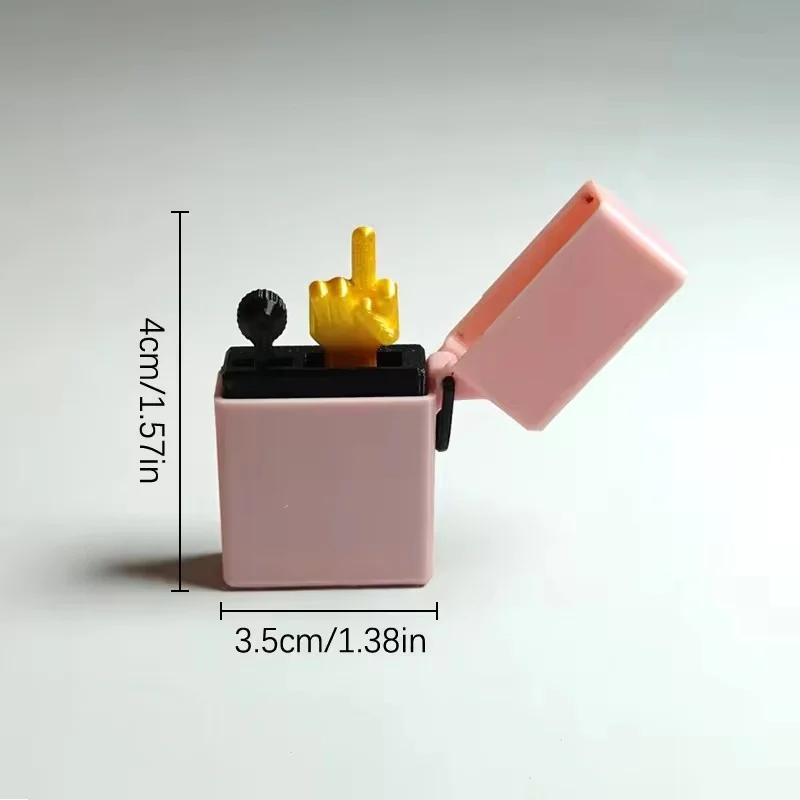 متعة الكمامة هدية عيد ميلاد الملحقات مكتب الديكور مفاجأة هدية صندوق اللعب الاصبع الأوسط في صندوق لوازم الحرف ديكور تمثال #2