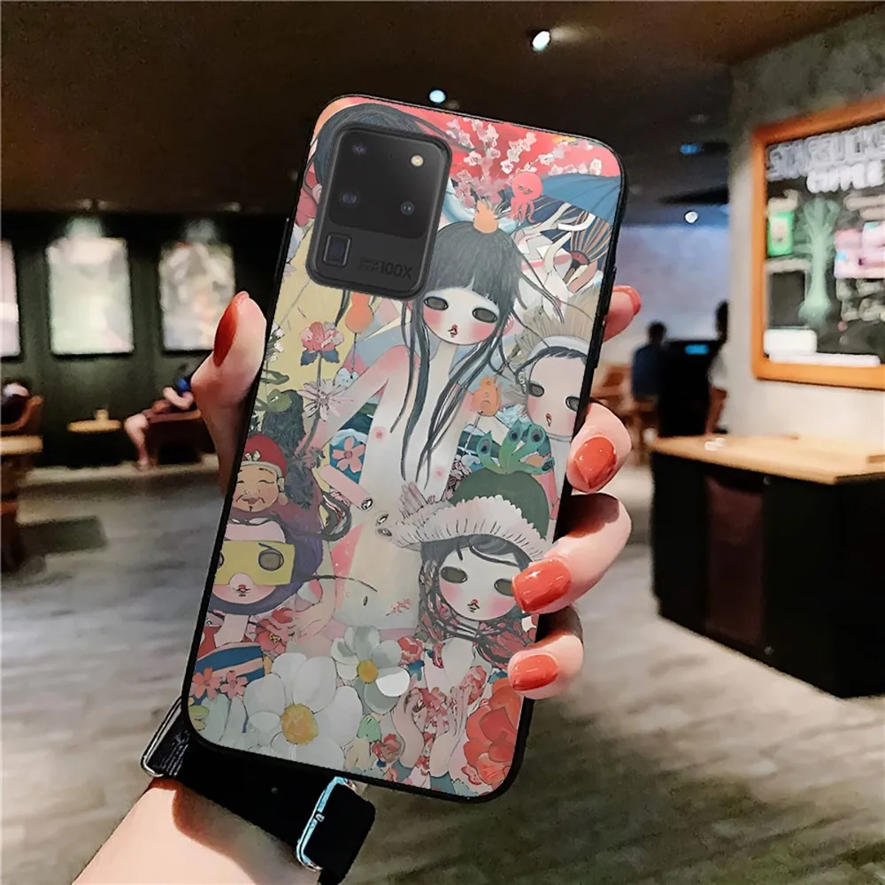 Amine Aya Takano Phone Case For Samsung S 9 10 20 21 22 23 30 23 24 plus lite Ultra FE S10lite Fundas image 4