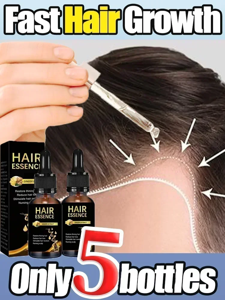 

Hair Growth for Men Women Fast Growing Products Essential Oils Ginger Anti Hair Loss Scalp Treatment Hair Care