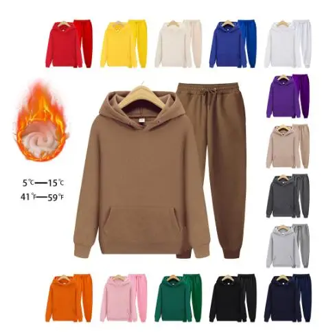 

New Men's /Women Autumn Sets Hoodies+Pants Hooded Sweatshirt Sweatpants Fashion Fit Men Set Hoodie Pant Hip Hop Pullover Hoody