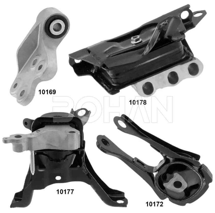 Auto Part Engine Motor Mounts 10169 10172 10177 10178 4PCS Set For Toyota Prius 21-16 L4-1.8L CVT Automatic Transmission Mount