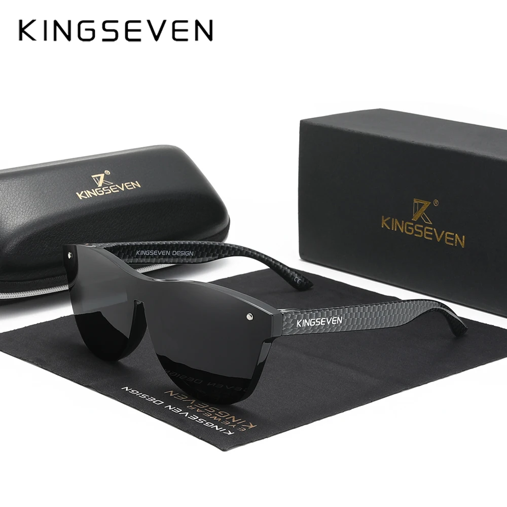 

KINGSEVEN New Brand Design Women's Glasses TR90 Polarized Sunglasses Men Retro Sun Glasses Sonnenbrille Herren