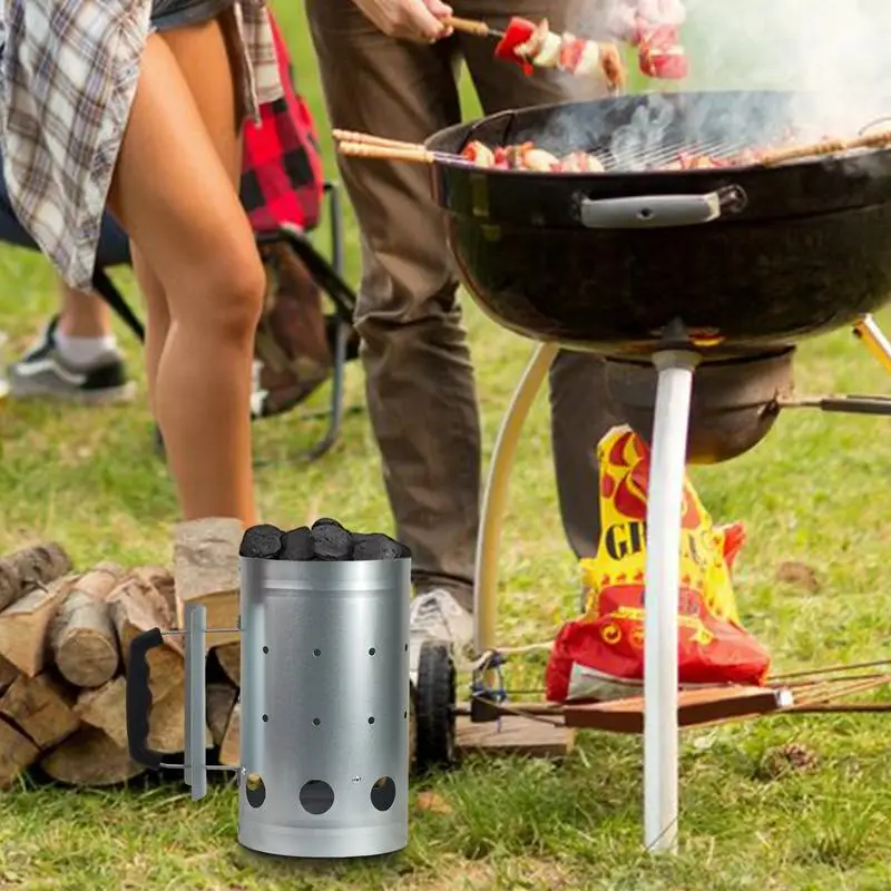 Fast Charcoal Ignition Barrel Carbon Stove Barbecue Wilderness Survival Signal Outdoor Barbecue Fire Bucket Kitchen Lighting