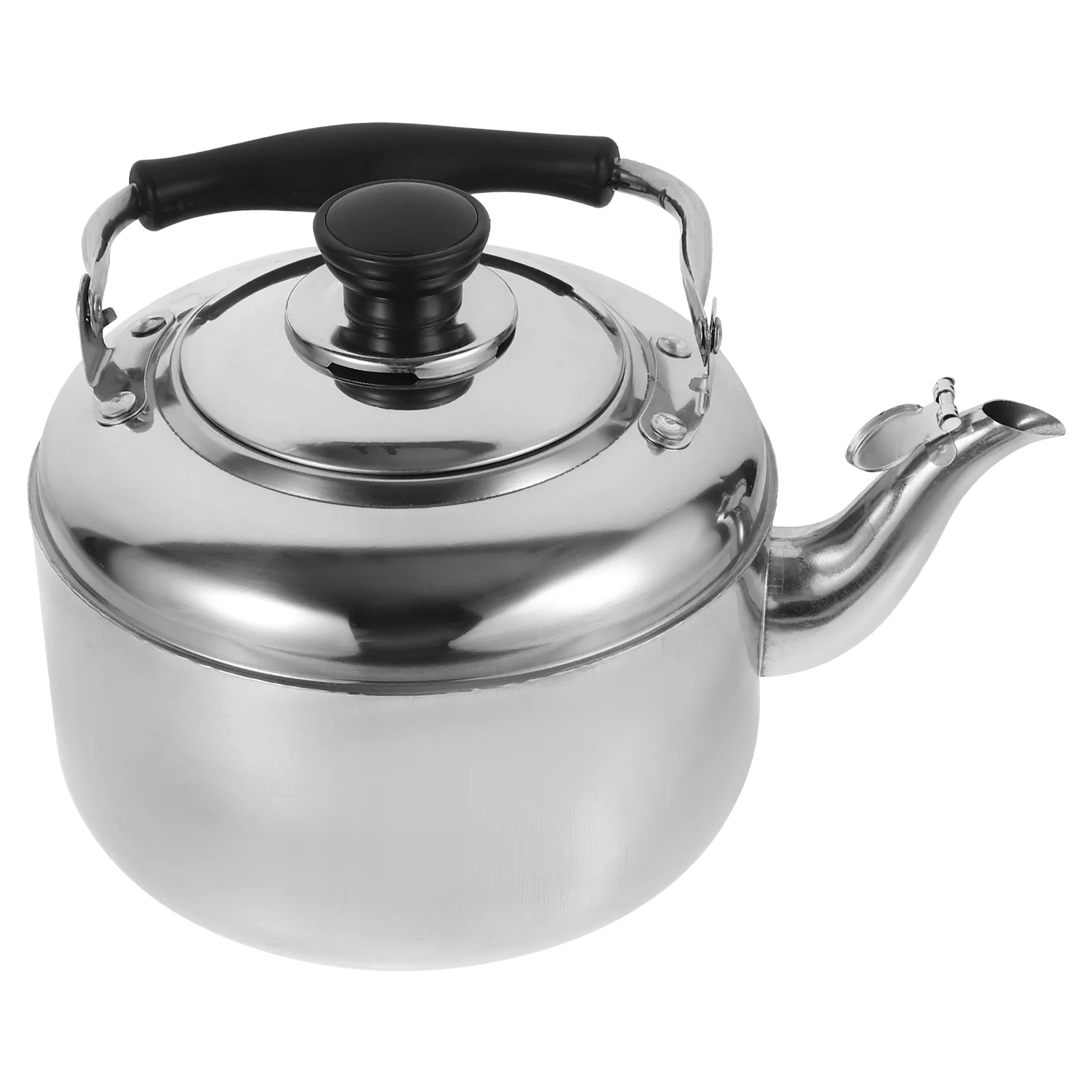 

Stainless Steel Kettle Stovetop Mini Large Capacity Anti-scalding Handle Tea Water Heating Boiler Automatic Whistle