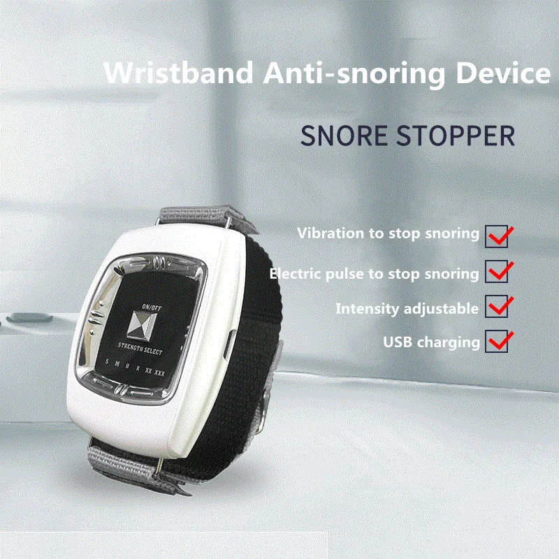 

1pcs/Box Smart Anti Snore Wrist Watch Anti-Snoring Device Help Sleeping Aid Top Quality Intelligent Wristband Snore Stopper