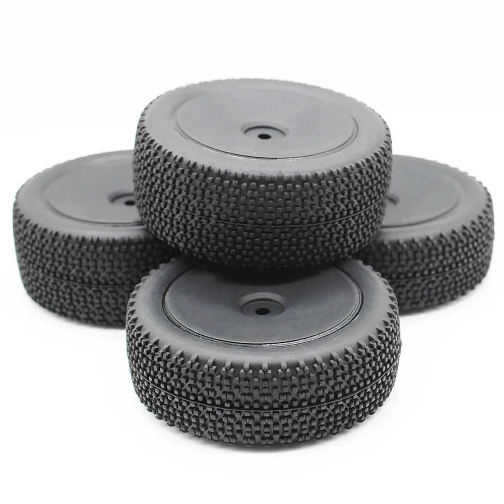 

Front and Rear Tyres for WLtoys 144001/144011/144010/144012 Plastic + Rubber Tyre RC Car Accessories