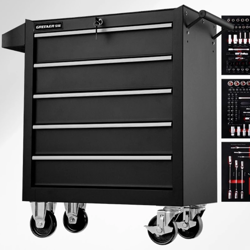 

Repair Room Tool Cart Subject Lining Sleeve Ratchet Wrench Storage Cabinet Intellectual Tool Packaging Werkzeugschrank XY40GJG