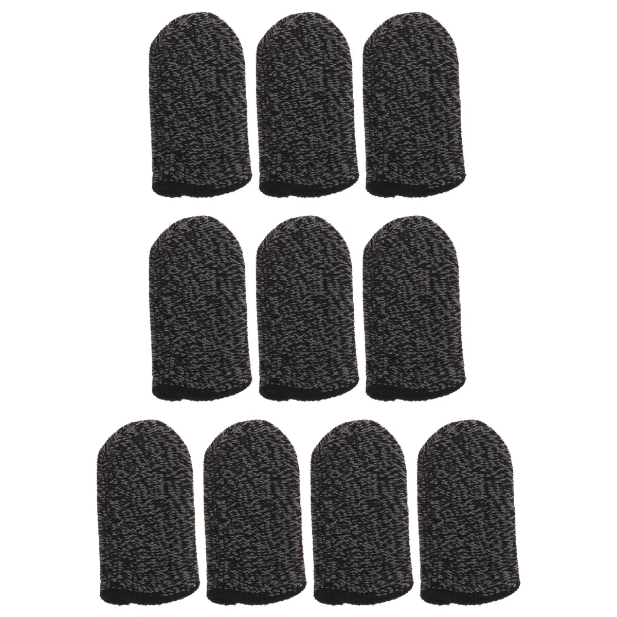 

10Pcs Gaming Finger Sleeves Breathable Elastic Finger Covers Anti-Sweat Oil-Proof Touch Screen Thumb Protector Phone Game