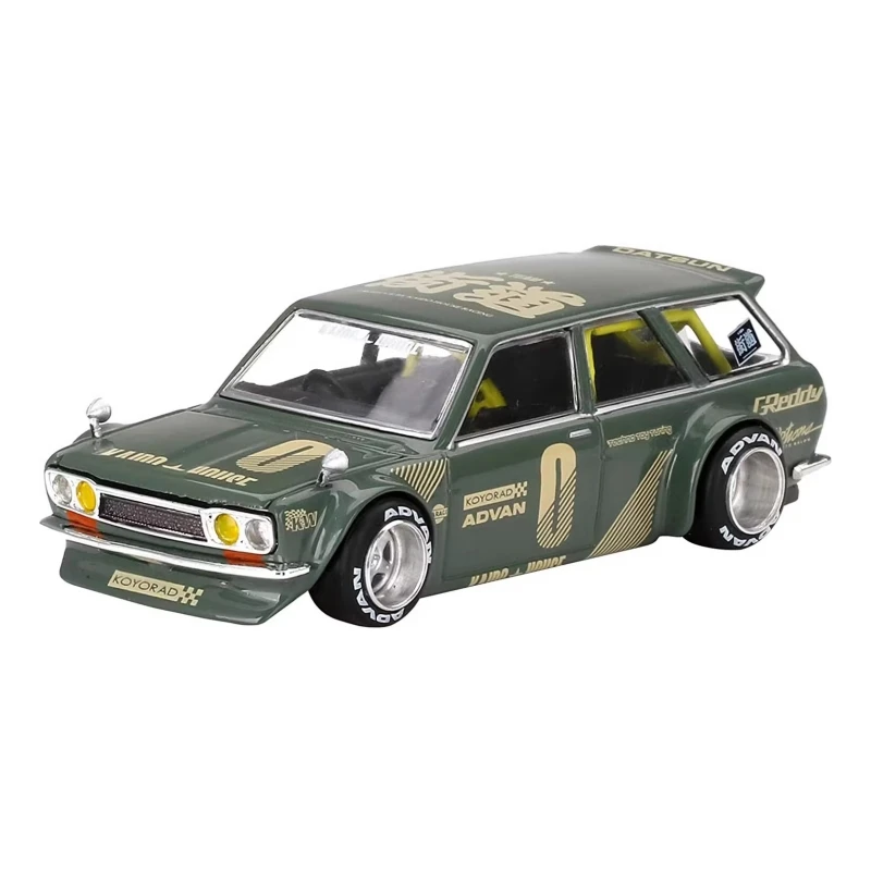 TC510 1/10 Datsun 510 Wagon Clear body shell 200mm for On Road car 257mm Wheelbase Tamiya tt01 tt02 Chassis Kyosho 3Racing hpi