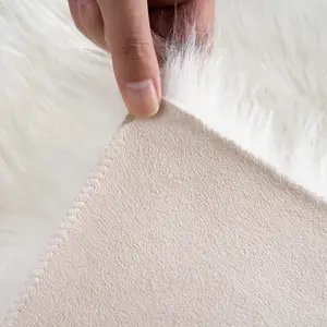 Giả ra ram trắng da thảm da mờ cho phòng ngủ phòng ngủ khu vực có thể khu vực mềm khu vực mềm mại lõi trang trí thảm 12 Skin Skin Skin Skin - №12