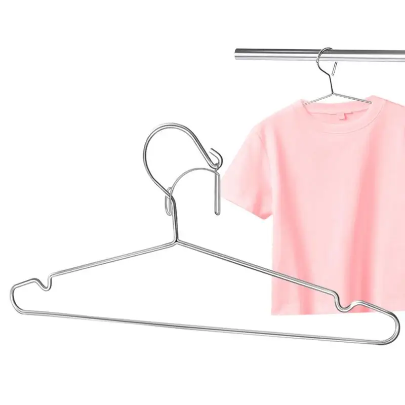 Wire Hangers For Adult Clothes Coat Storage Rack Drying Anti Skid Hanging Non Slip Hanger Outdoor Drying Rack For Coat T Shirt