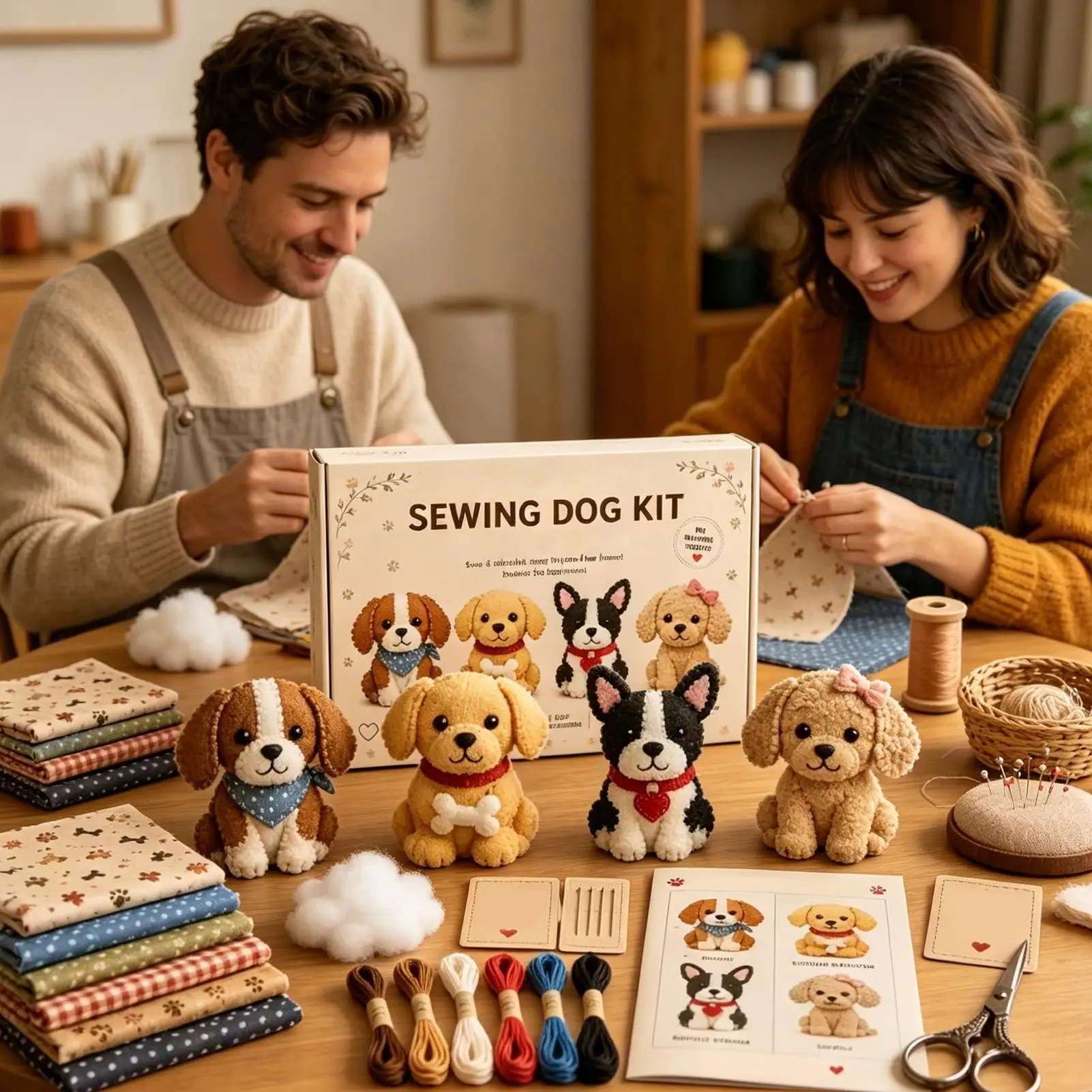 3D Bead Animal Kit Mini Gnome Bird Puppy Cat With Instructions 3D Animal Themed Beadwork Kit For Adults Teens Beginners