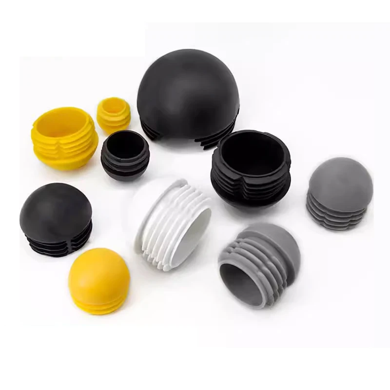 Black/White/Yellow/Grey Furniture Table Foot Tip 13-76mm Hole Protection End Legs Pad Protector Cover Half Screw Caps Pipe Plug