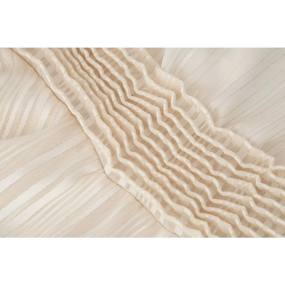 Summer Solid Scarf Collar Mini Dress Women's Elegant Sleeveless Ruffle Hem A-line Vestidos 2025 Female Chic Evening Party Gowns