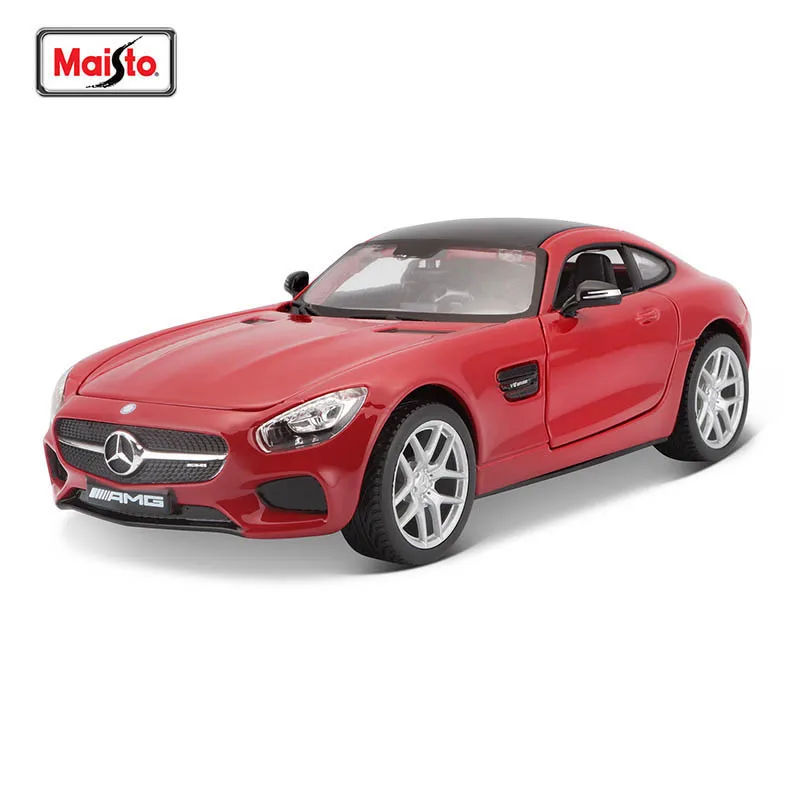 

Модель автомобиля Maisto 1:24 Mercedes AMG GT из сплава, литье под давлением, статическая Точная Модель, коллекционная Подарочная игрушка, игра