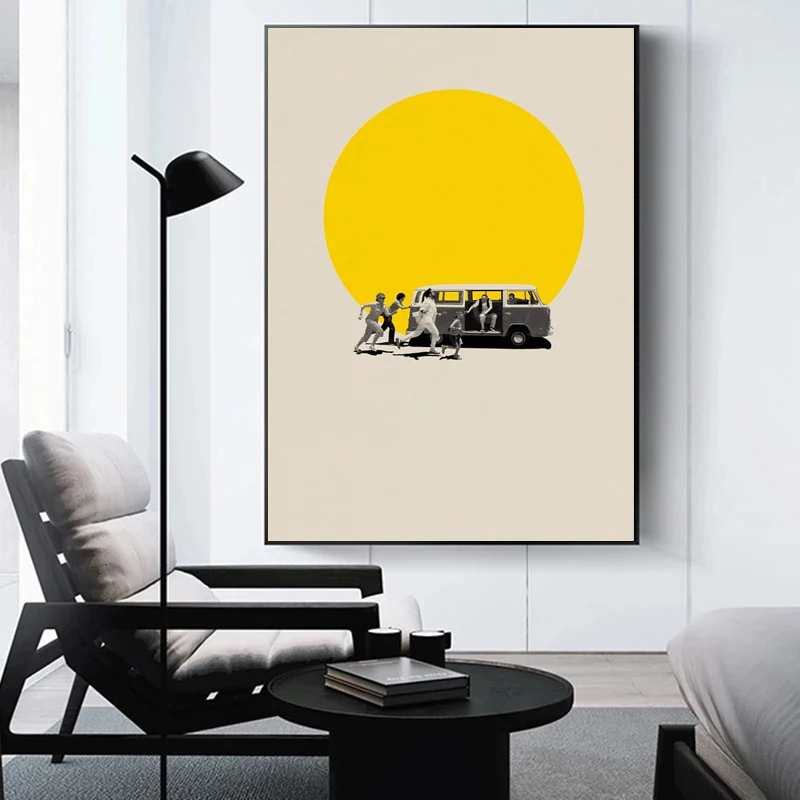 Classic Simple Abstract Retro Tv Show Movie Protagonist Excerpt Poster Canvas Paint Prints Art Picture Room Home Wall Decor Gift