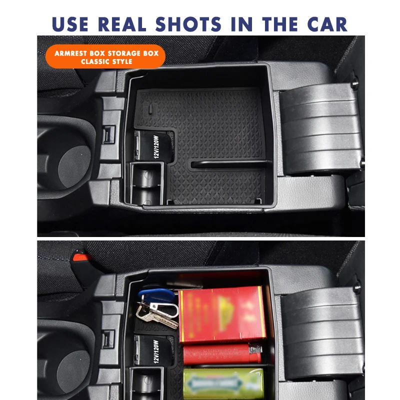 Armrest Storage Box For Toyota Corolla Levin 2022 2021 2020 2019 Dual-Layer Console Organizer Tray Easy Install Auto Accessories