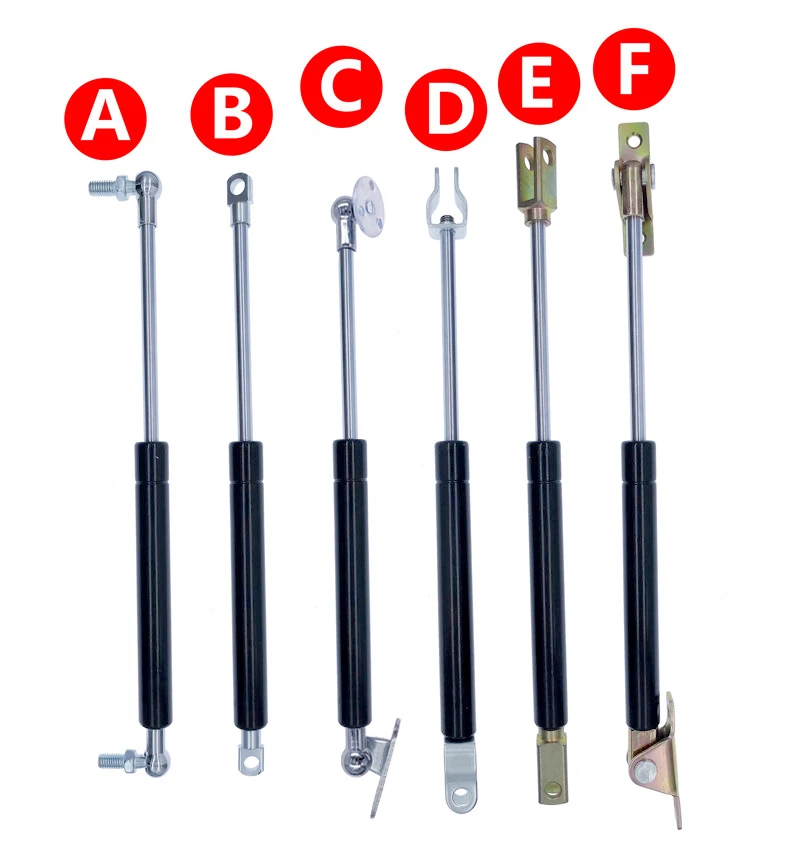 18*8 Rod Gas spring folding hinge 50N-500N/5kg-50kg Force lift support Hole Center Distance 500mm stroke distance 200mm