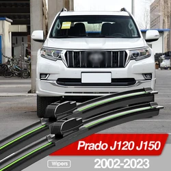 For Toyota Prado J120 J150 2002-2023 Front Windshield Wiper Blades 2pcs Windscreen Window Accessories 2003 2009 2010 2017 2019