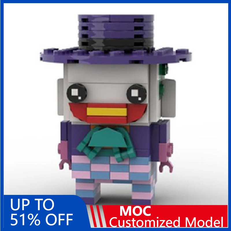 

392 Pcs MOC Comical Character Display Model DIY Building Block Technology Assembly Creative Type Toy Kid Birthday Surprise Gift